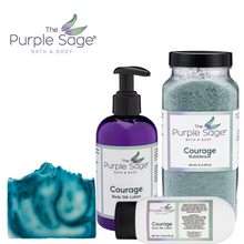 Load image into Gallery viewer, Courage Collection Lotion, Bar Soap, Bubbleaux The Purple Sage
